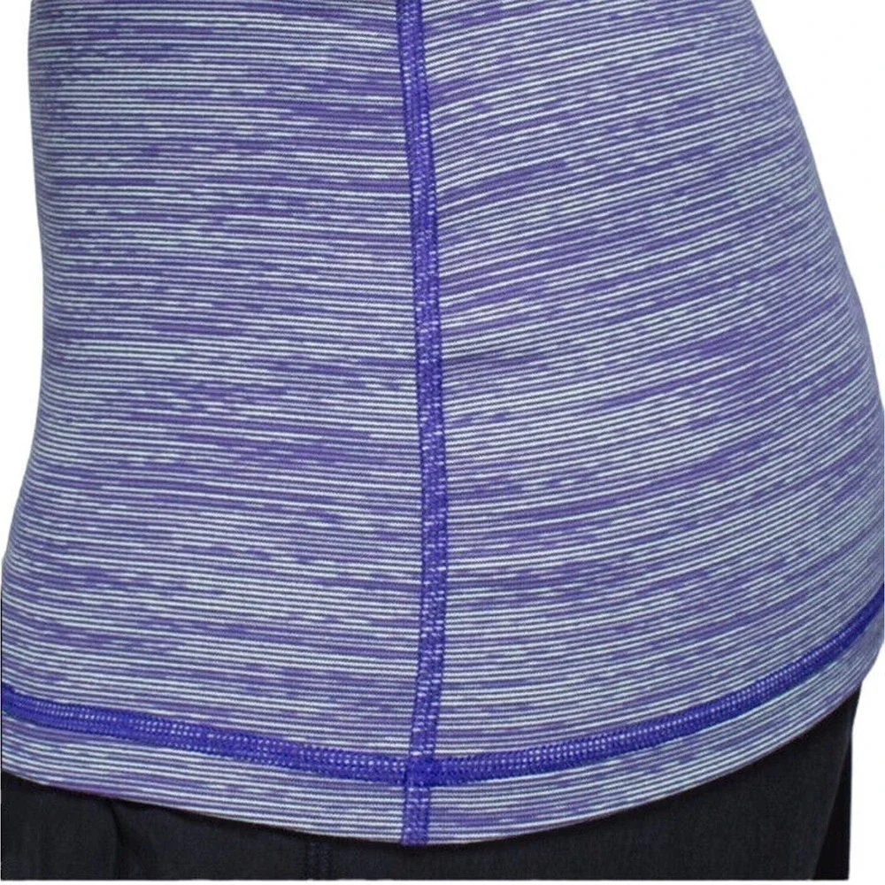 LULULEMON Wee are from Space Power Y Racerback Heather Purple Tank Top Women's 6